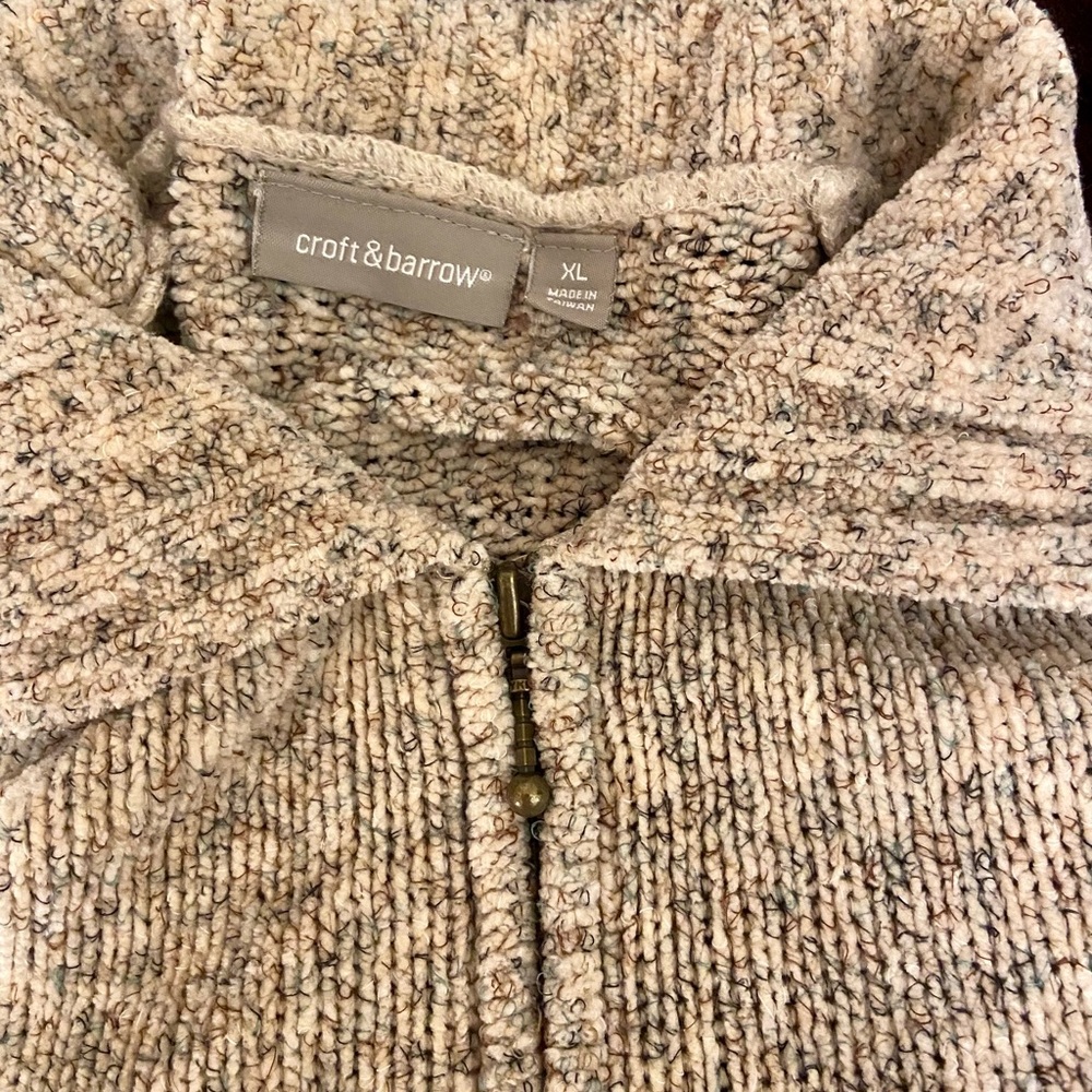 Croft & Barrow Cozy Zip Sweater